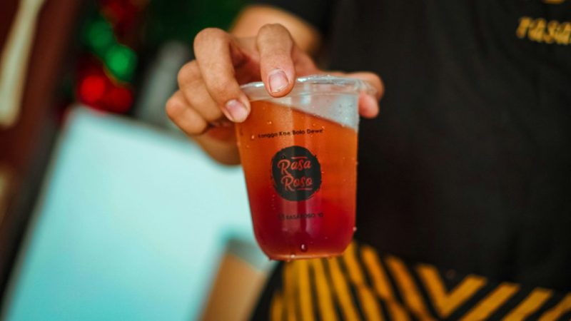 بسته آماده چای جاسمین سرد کافه ای