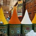 انواع ادویه زرد و سفید از جمله زردچوبه