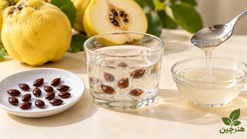 دانه سالم به، دانههای خیسانده در آب و لعاب جداشده