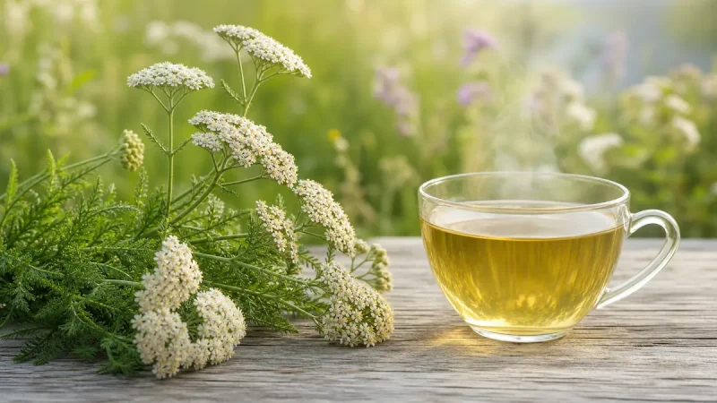 دمنوش بومادران با خواص مفید برای سو هاضمه