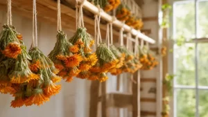گل همیشه بهار و خواص آن برای گلودرد