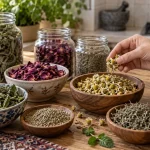 بررسی رنگ و کیفیت چند گیاه دارویی خشک هنگام خرید