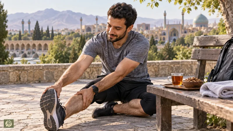 چای هسته خرما در کنار استراحت و ریکاوری پس از ورزش