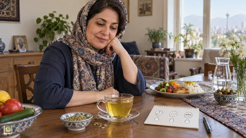 دمنوش رازیانه پیش از وعده غذایی و بررسی احساس گرسنگی و سیری