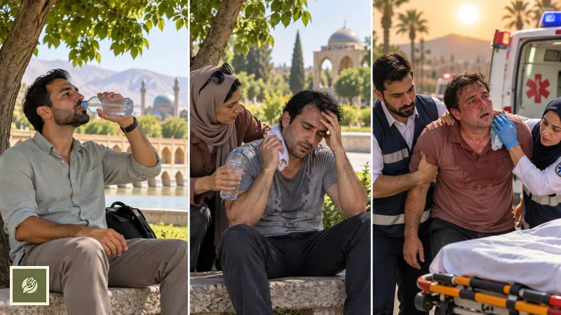 تفاوت تشنگی معمول، خستگی گرمایی و علائم خطر گرمازدگی